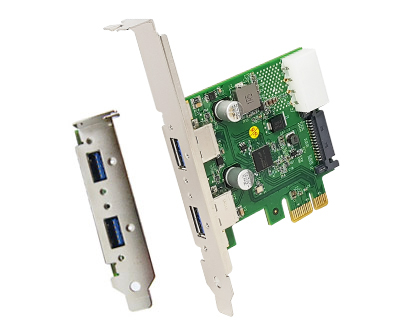 2-port USB 3.0 to PCI Express x1 Gen 2 Host Card