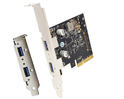 2 port USB 3.1 to PCI Express x4 (x2 mode) Gen 3 Host Card